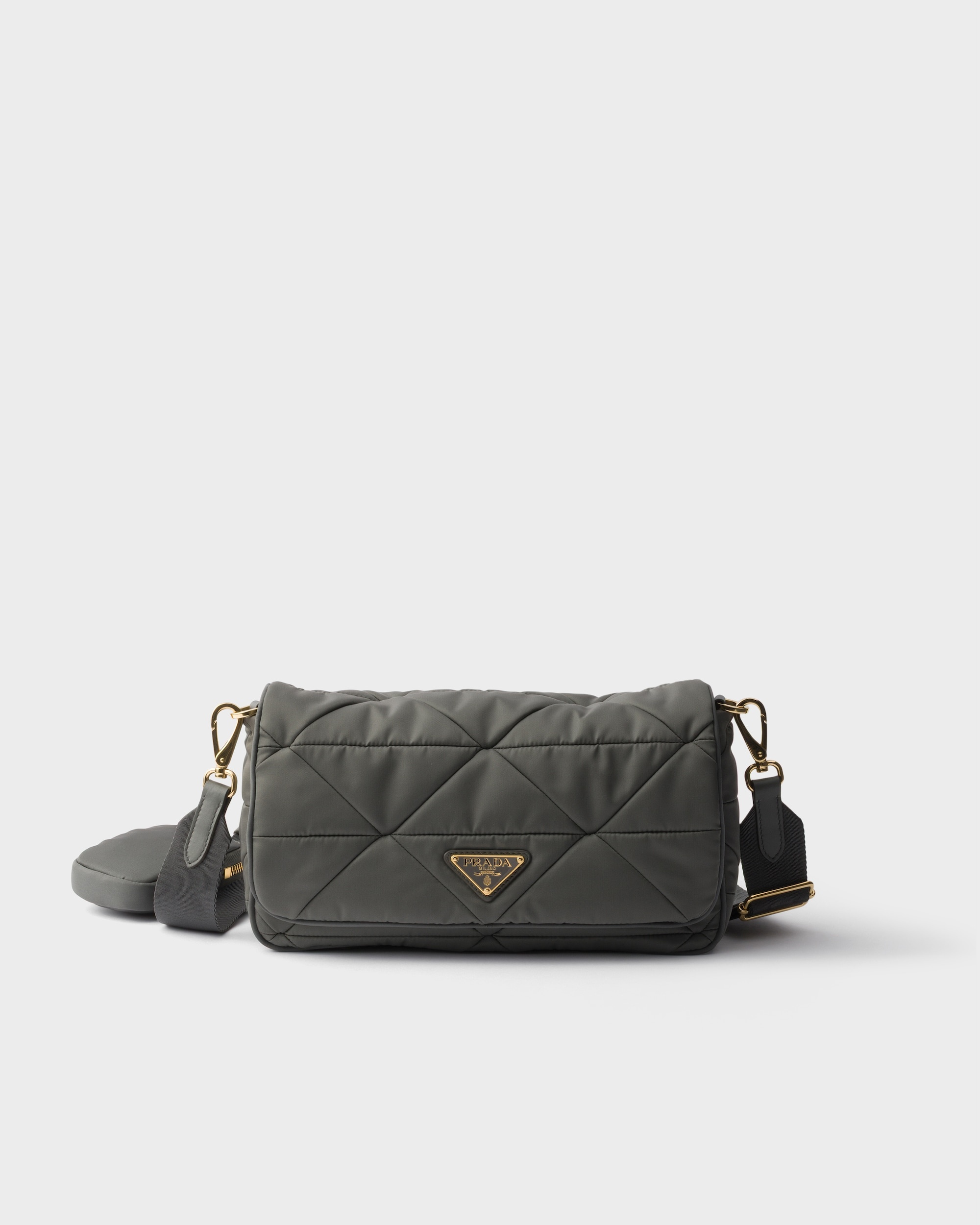 Padded Re-Nylon shoulder bag