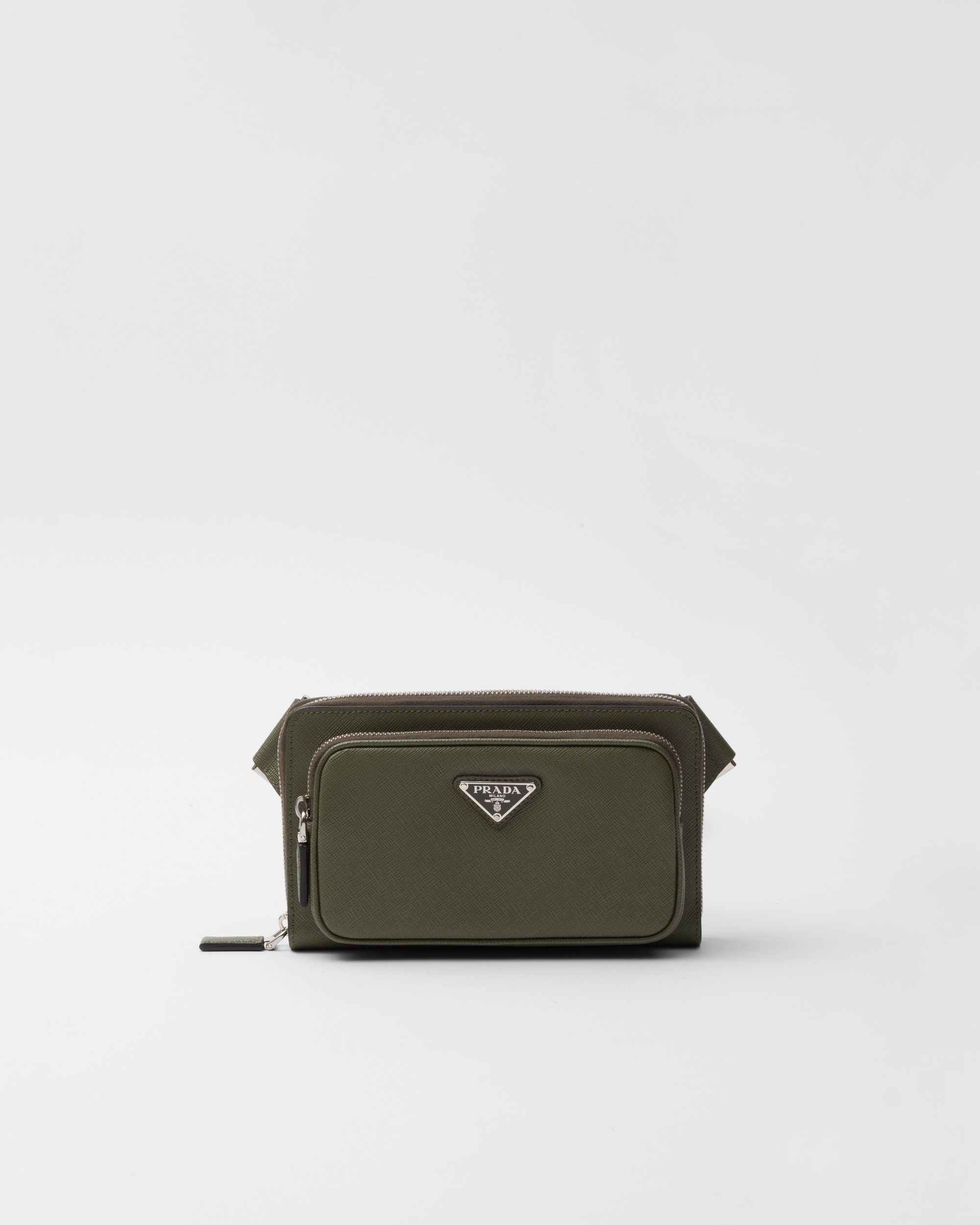 Saffiano leather belt bag