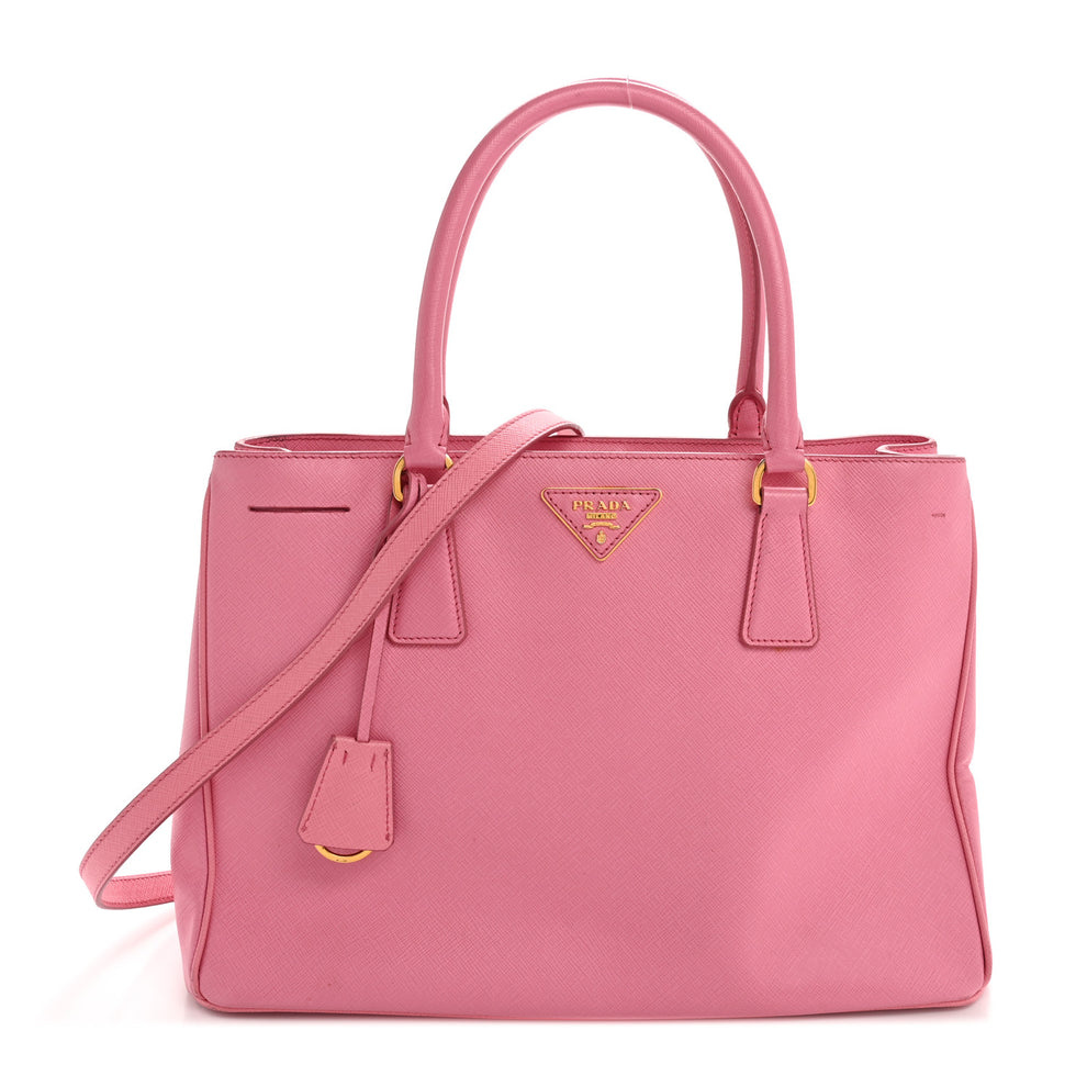 Saffiano Medium Lux Tote Begonia
