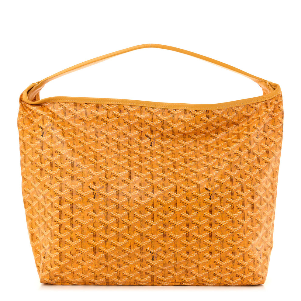 Goyardine Fidji Zip Hobo Yellow