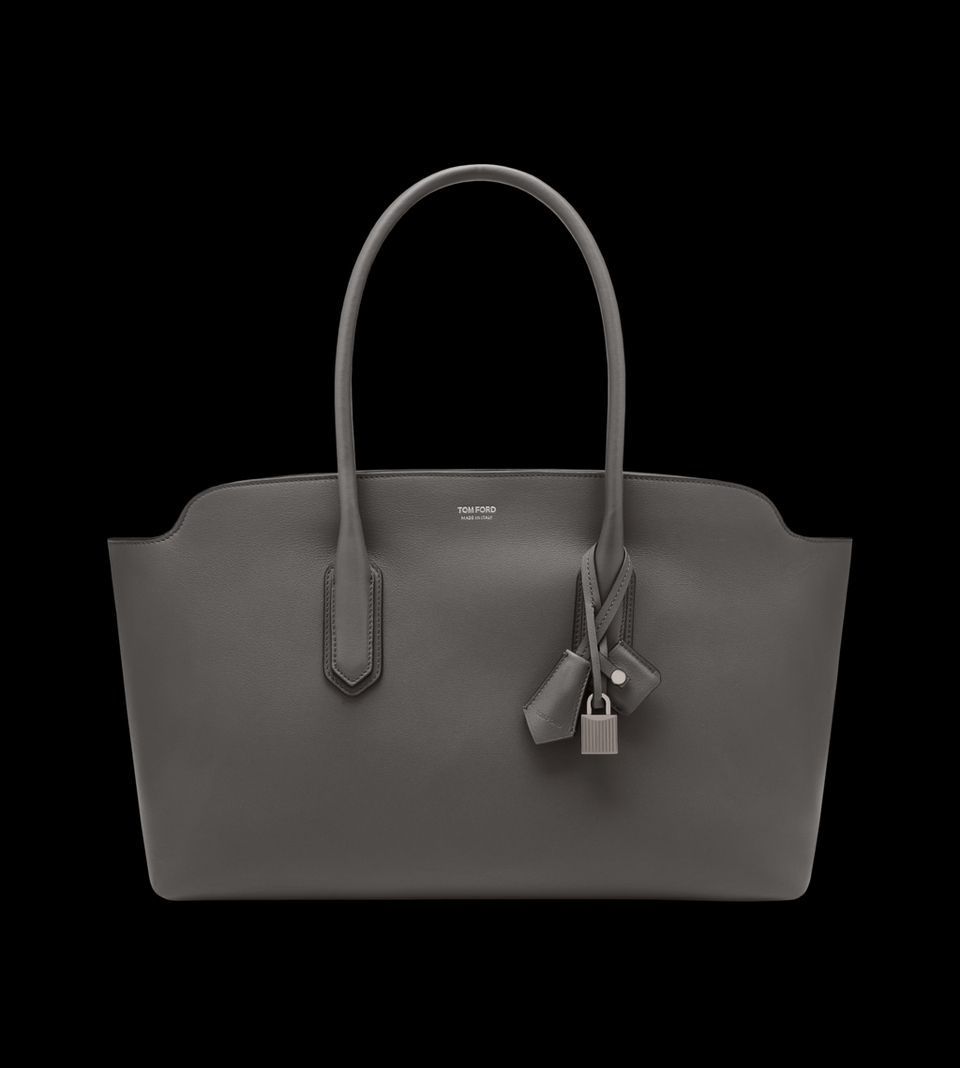 NATURAL GRAIN LEATHER ALEXANDER LARGE SHOULDER BAG