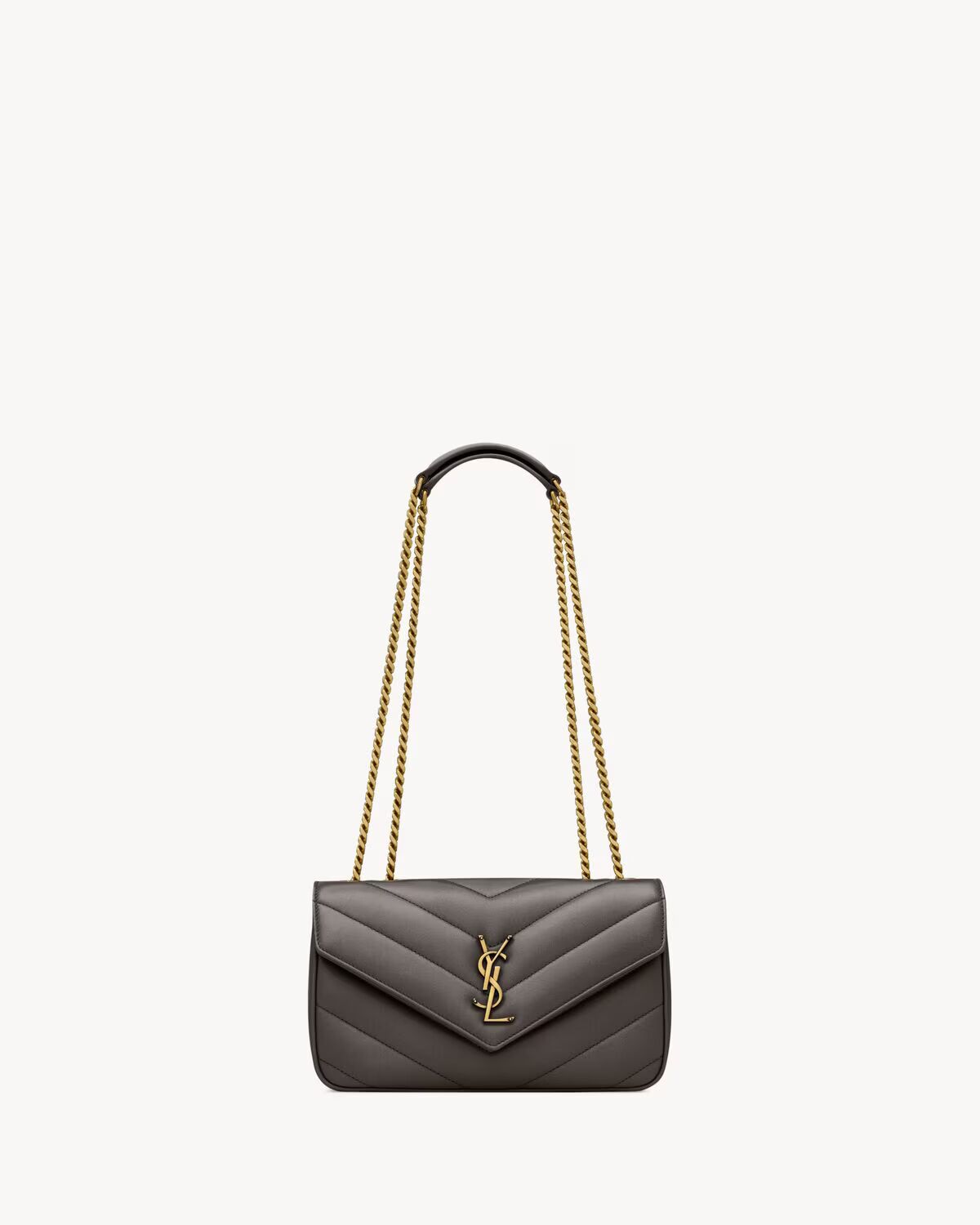 LOULOU small in MATELASSÉ lambskin