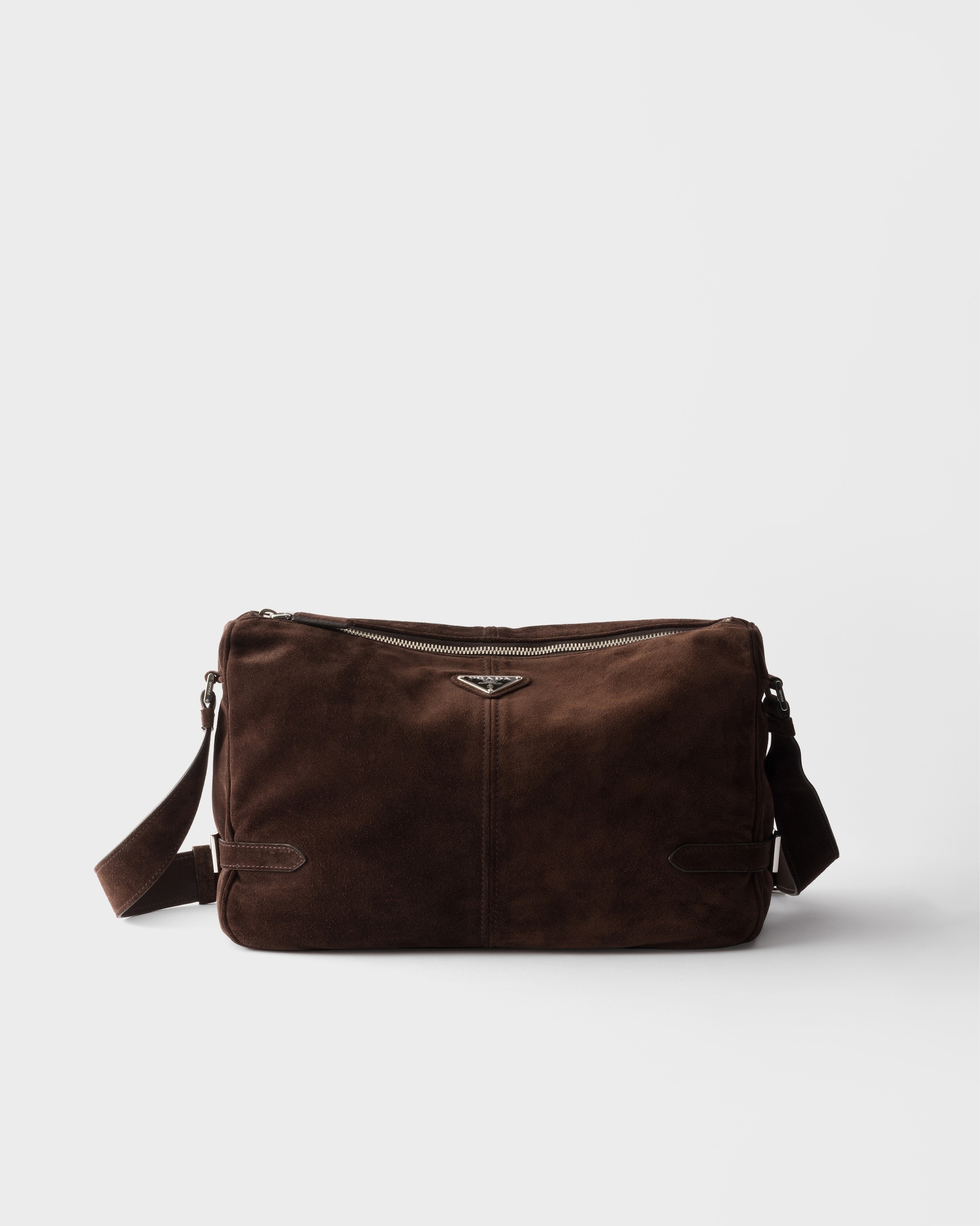 Suede shoulder bag