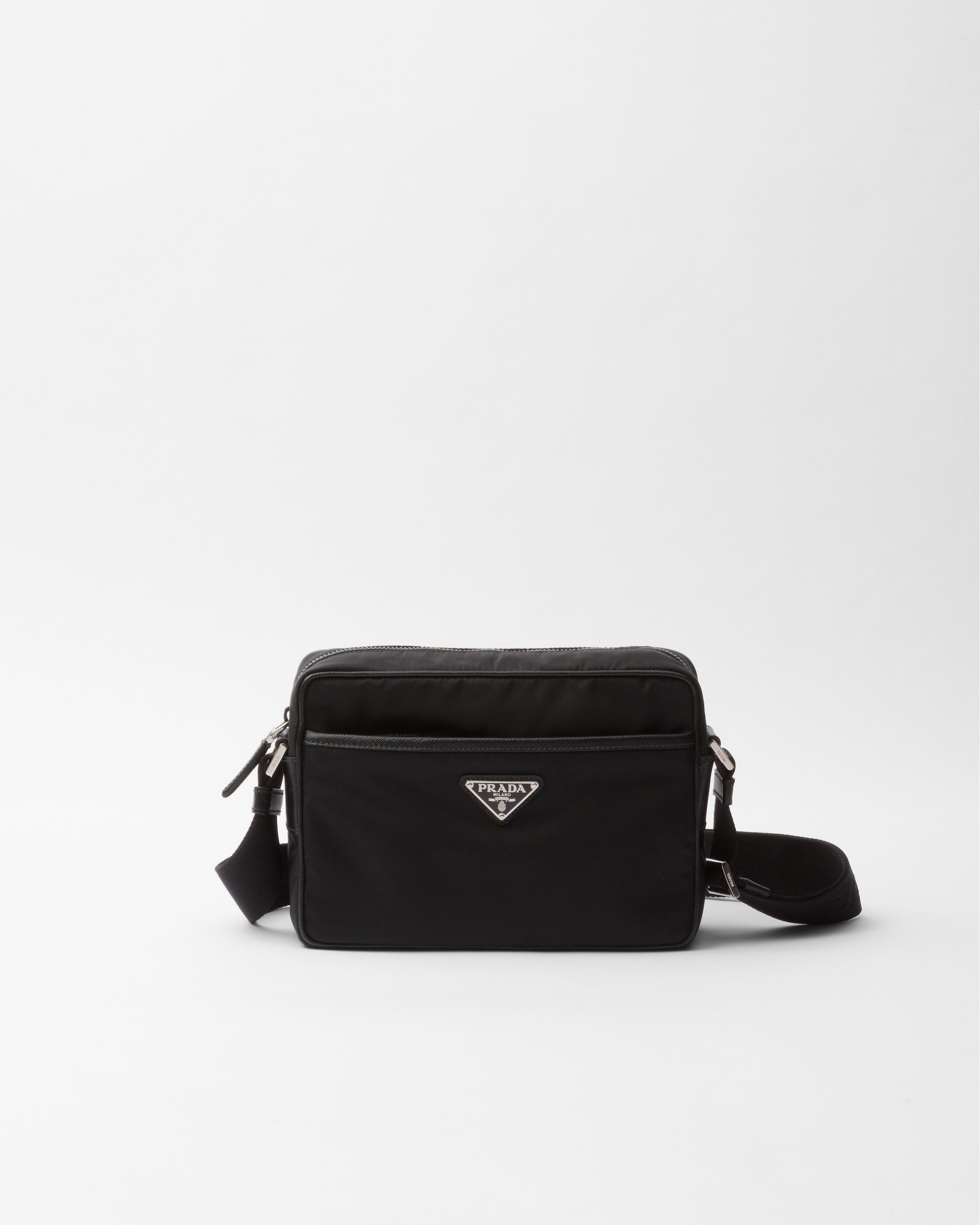 Re-Nylon and Saffiano shoulder bag
