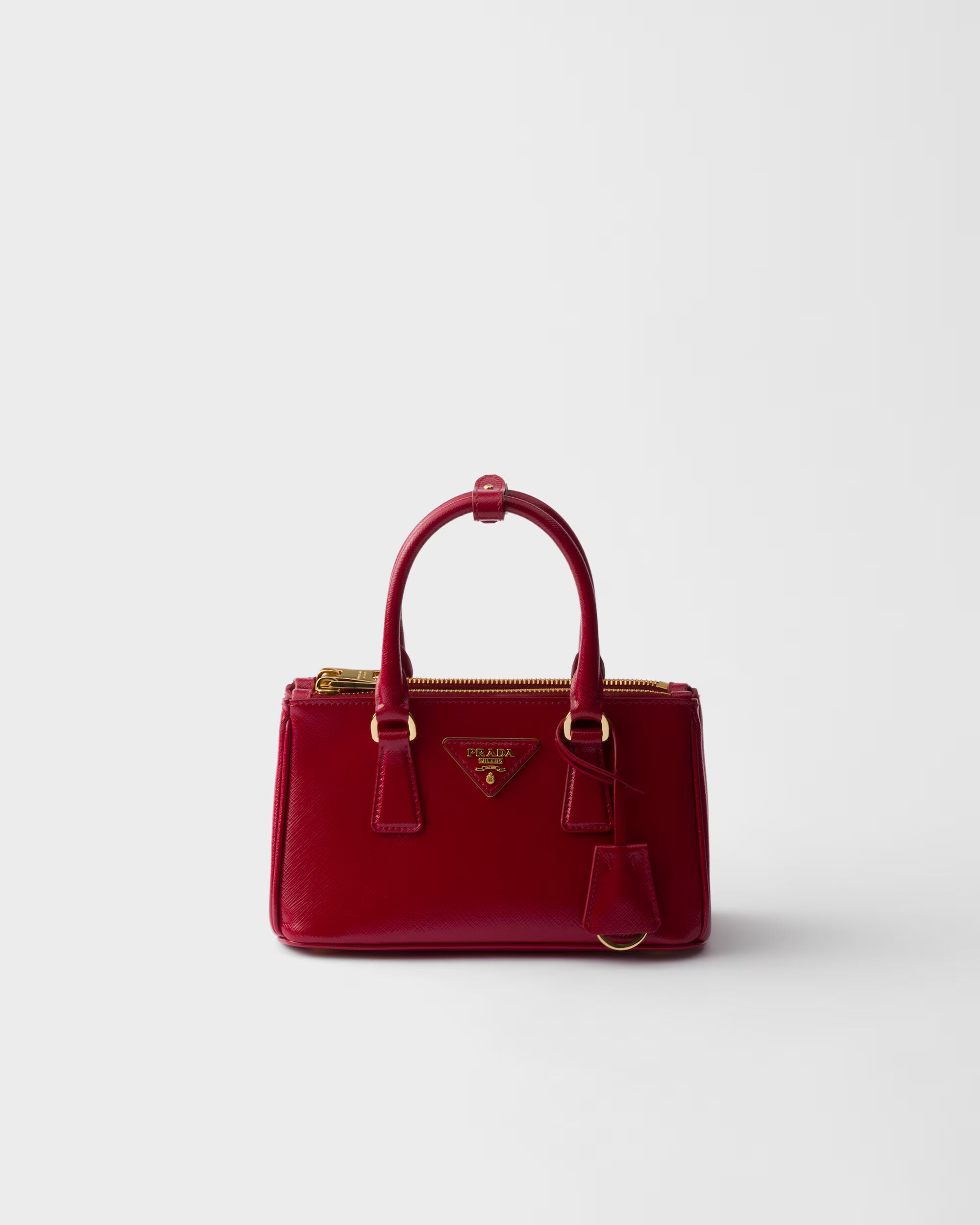 Prada Galleria patent Saffiano leather mini-bag