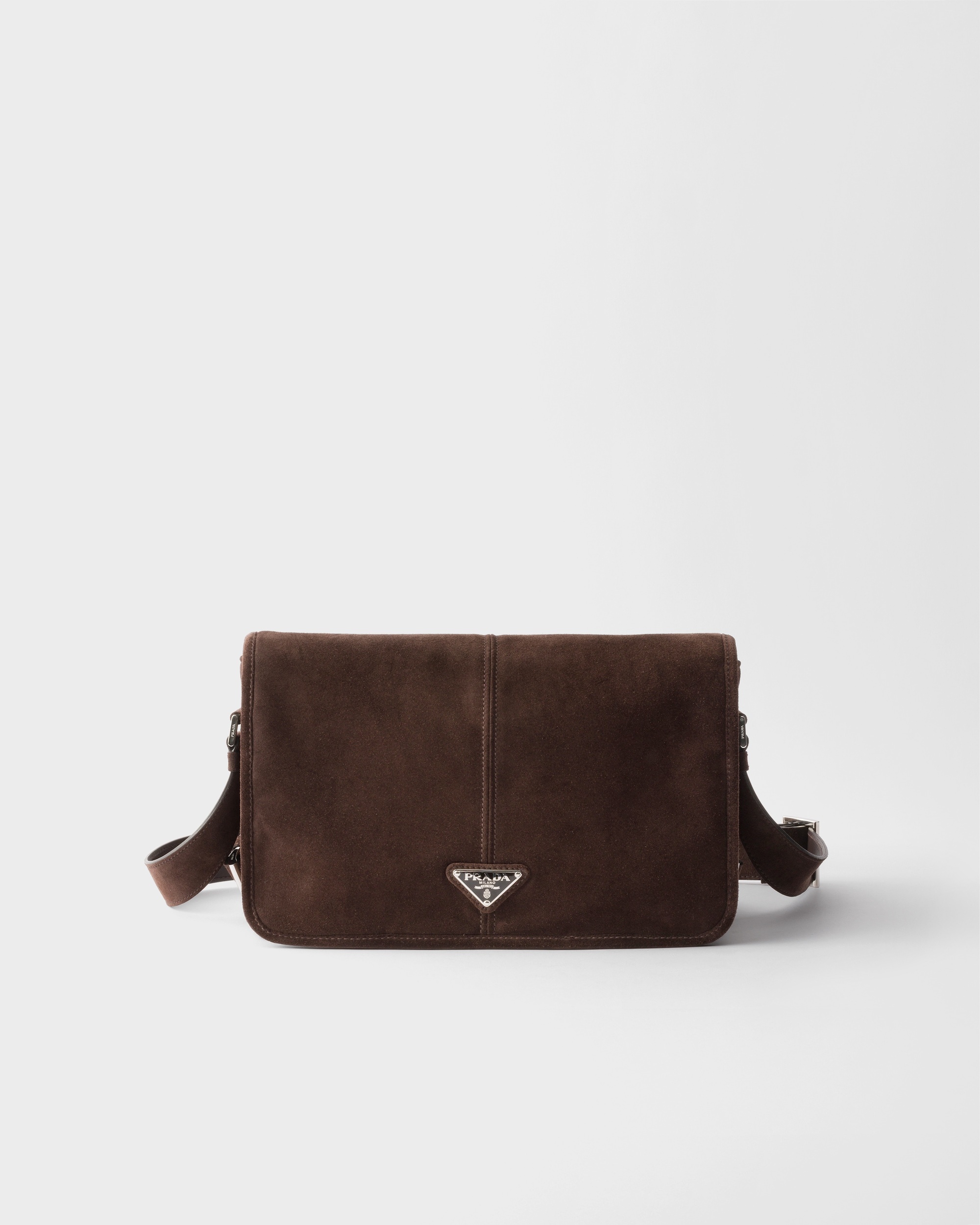 Suede shoulder bag