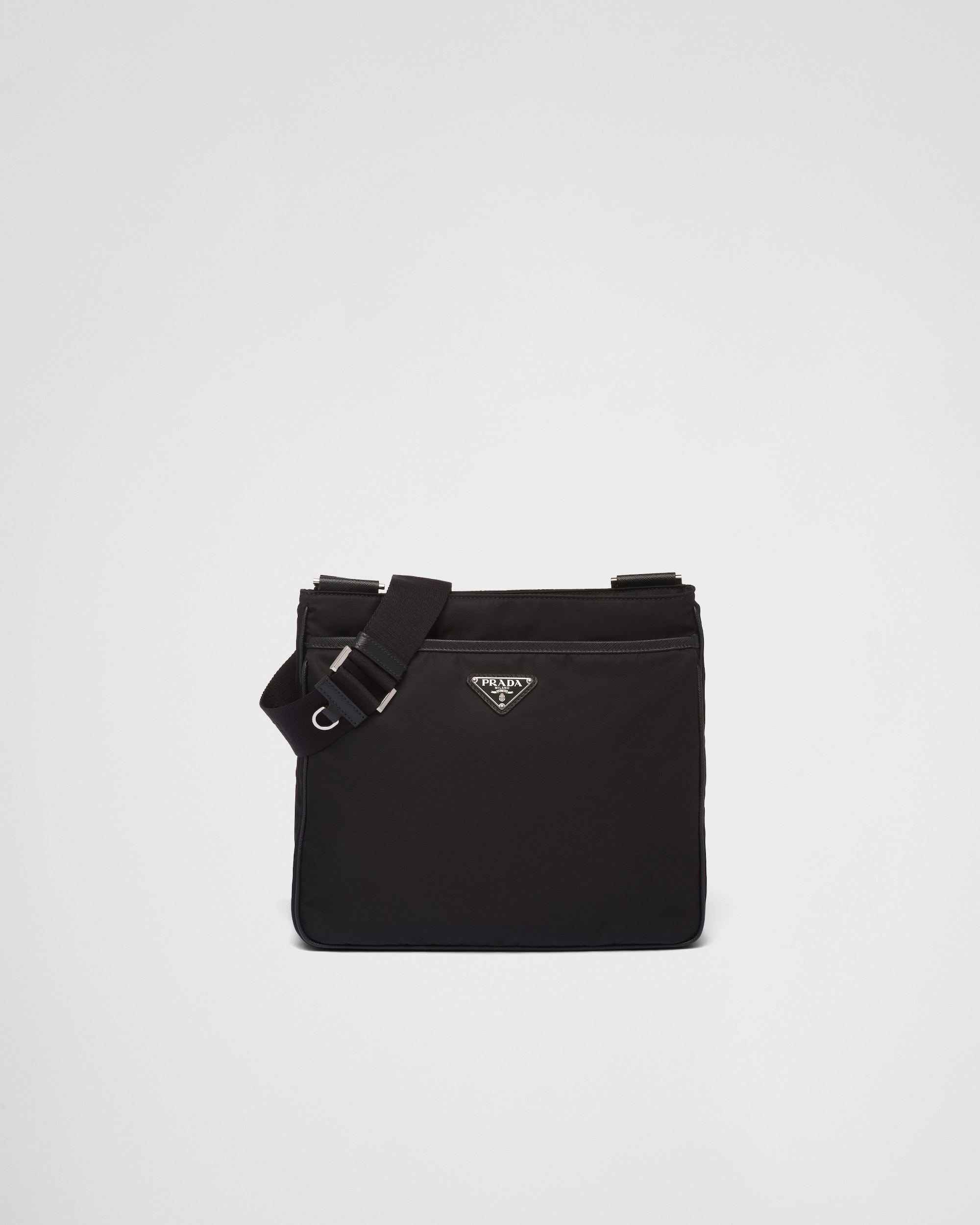 Re-Nylon and Saffiano shoulder bag