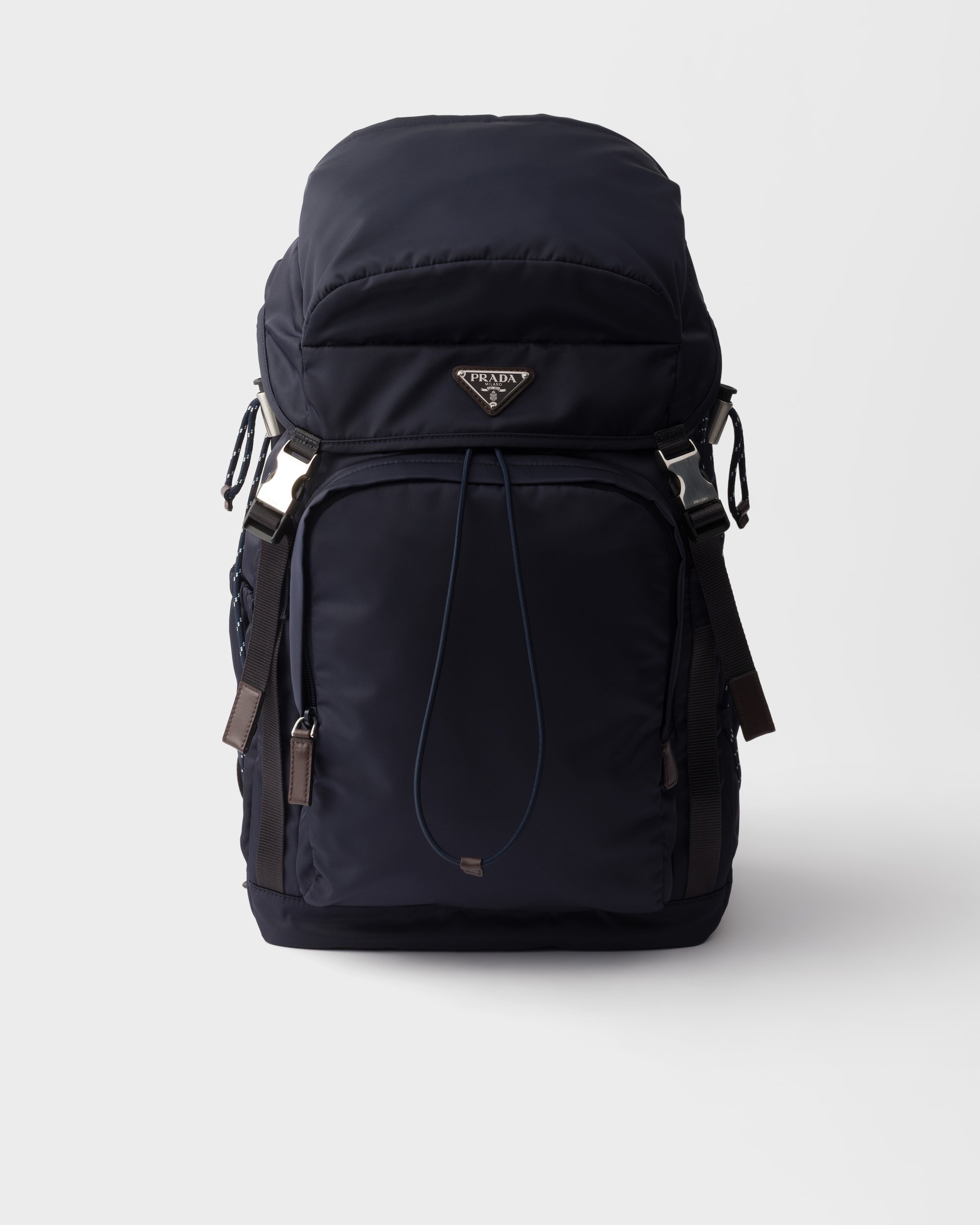 Prada Speedrock Re-Nylon and leather backpack