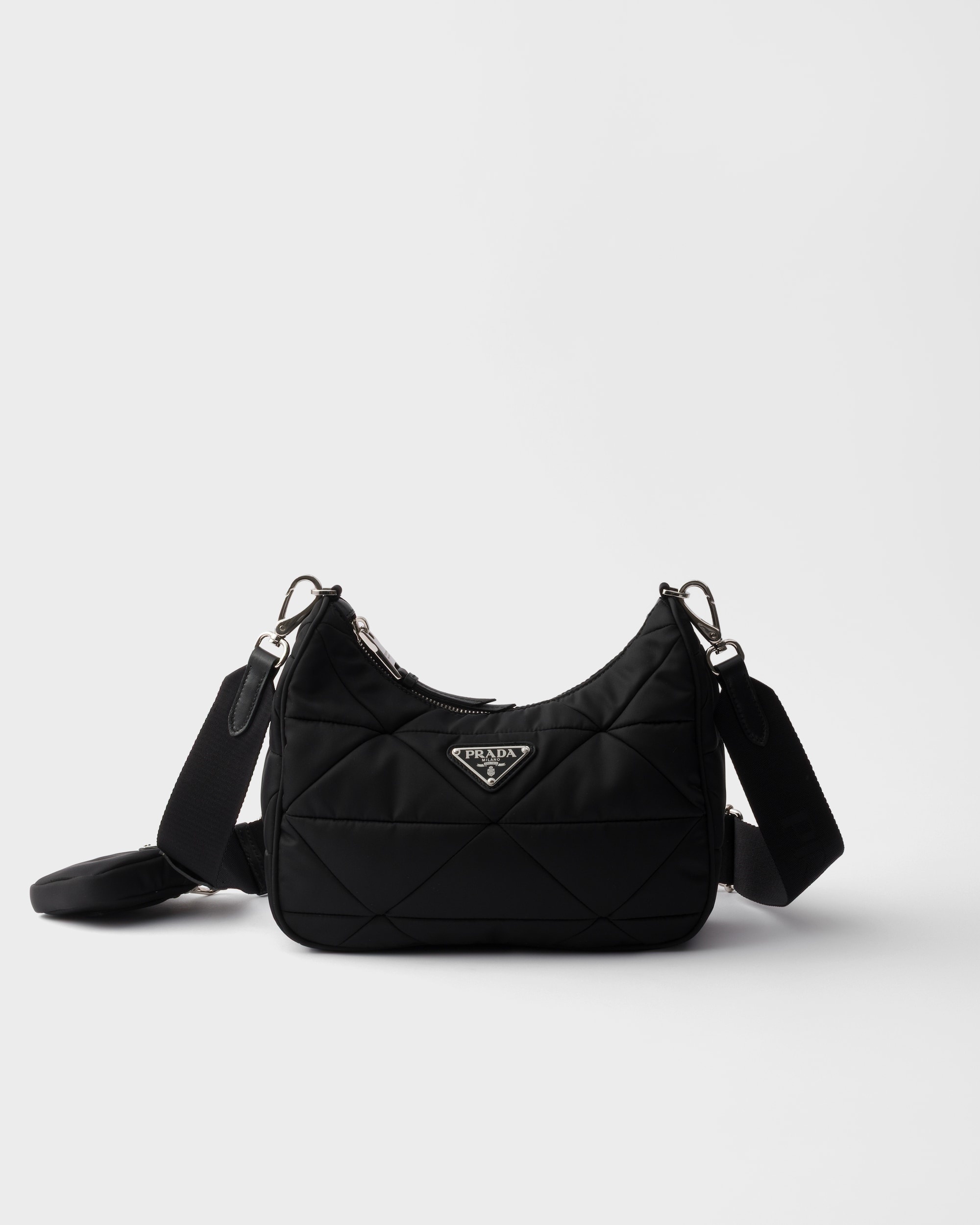 Padded Re-Nylon shoulder bag