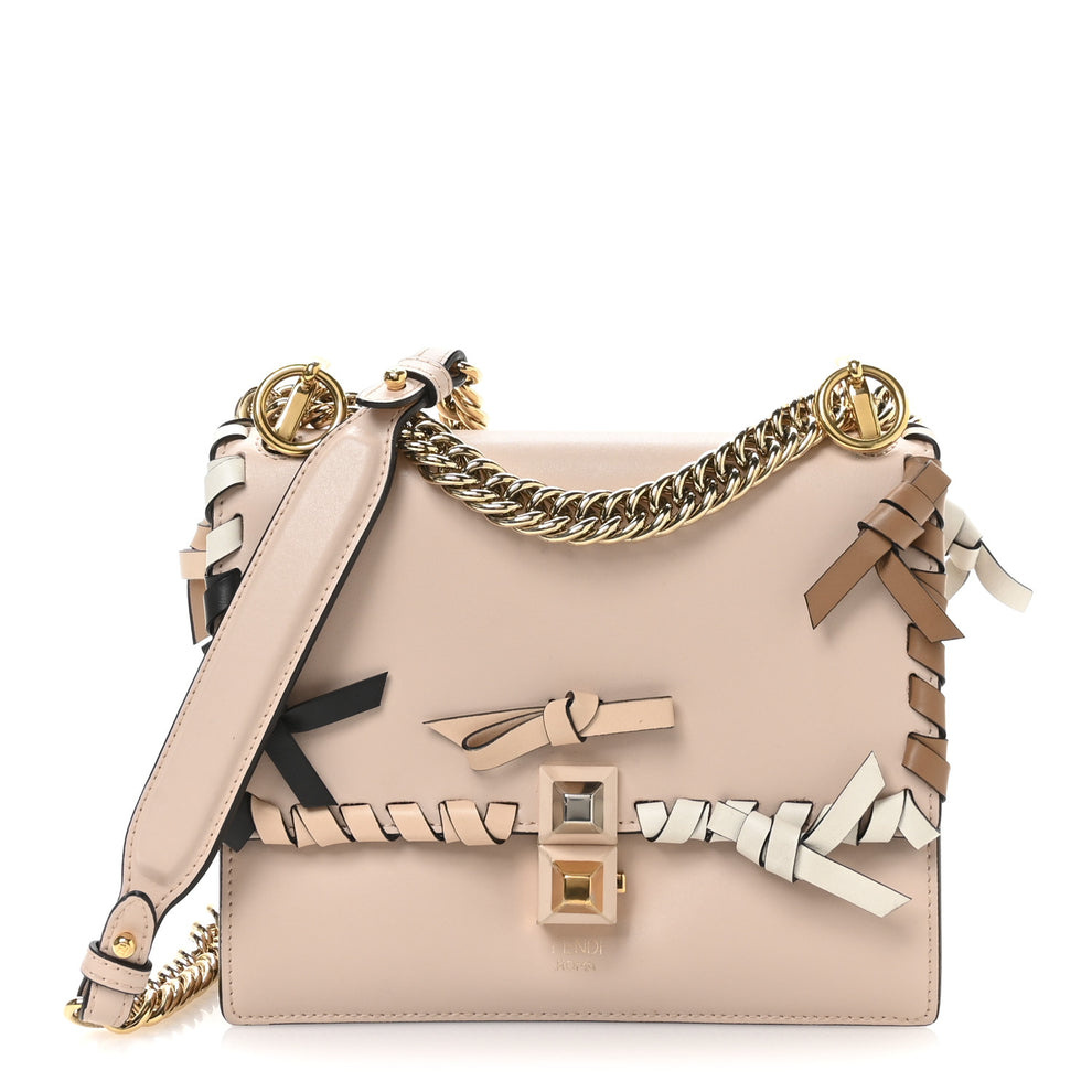 Vitello Liberty Whipstitch Bow Small Kan I Shoulder Bag Plaster Multicolor