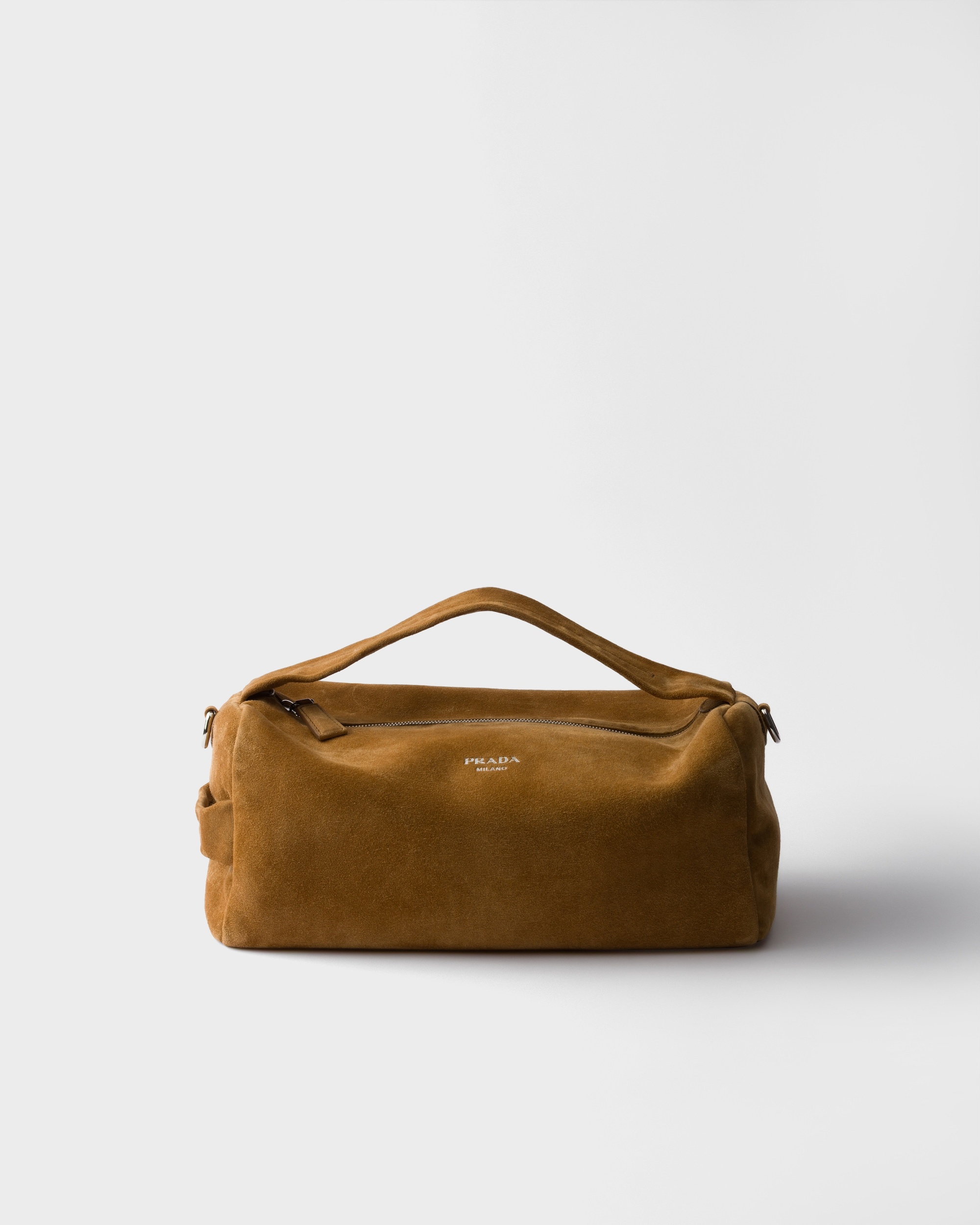 Suede shoulder bag