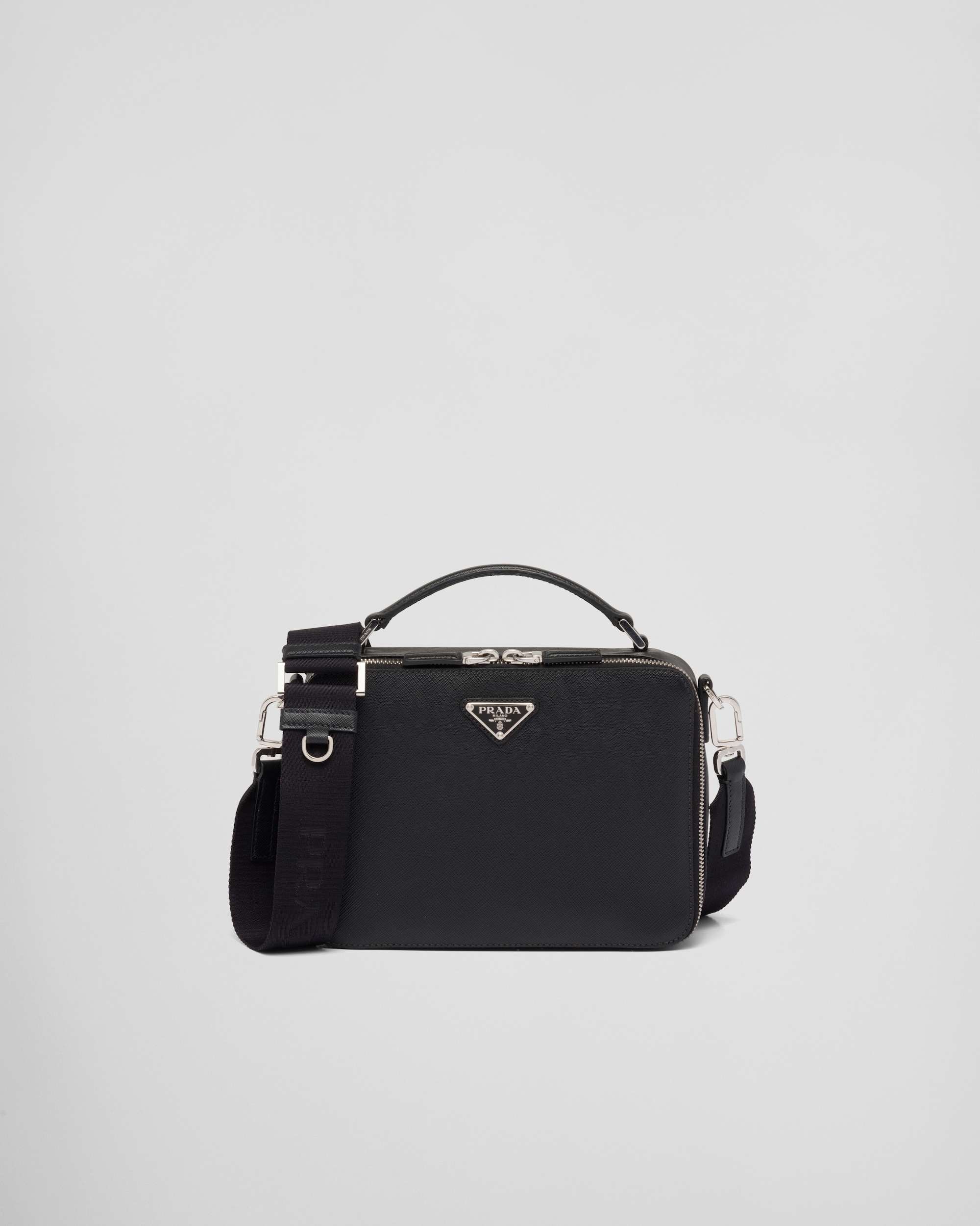 Prada Brique medium Saffiano leather bag