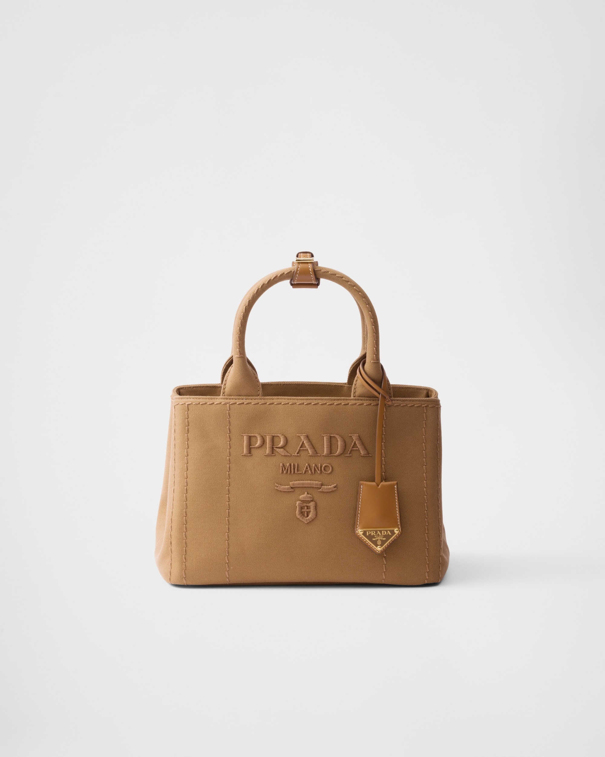 Prada Jardinière small cotton canvas handbag