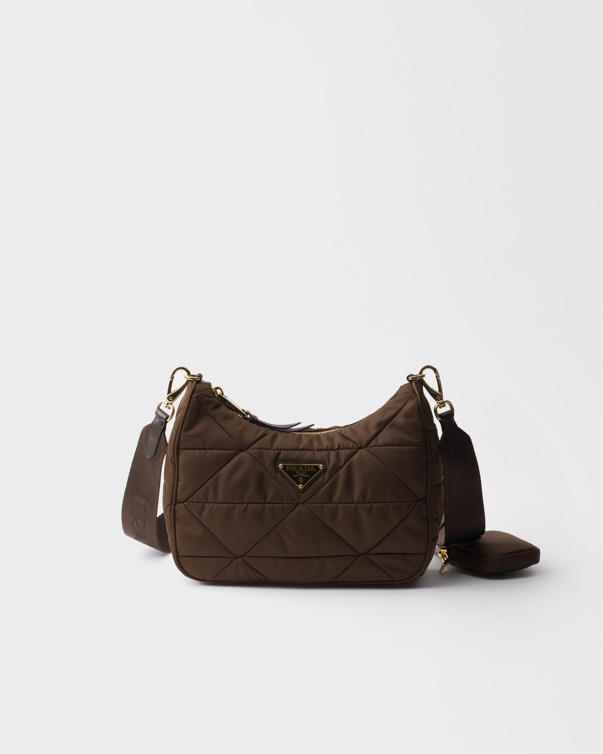 Padded Re-Nylon shoulder bag