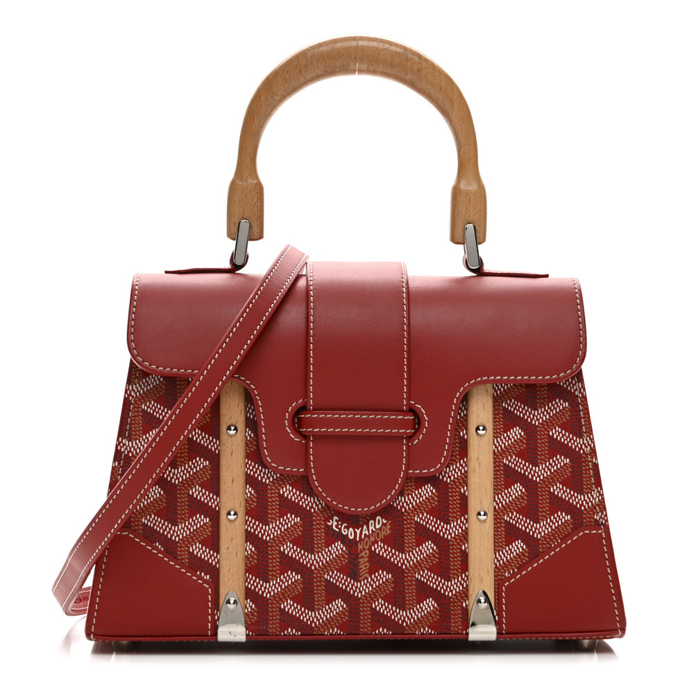 Goyardine Structure Mini Saigon Red