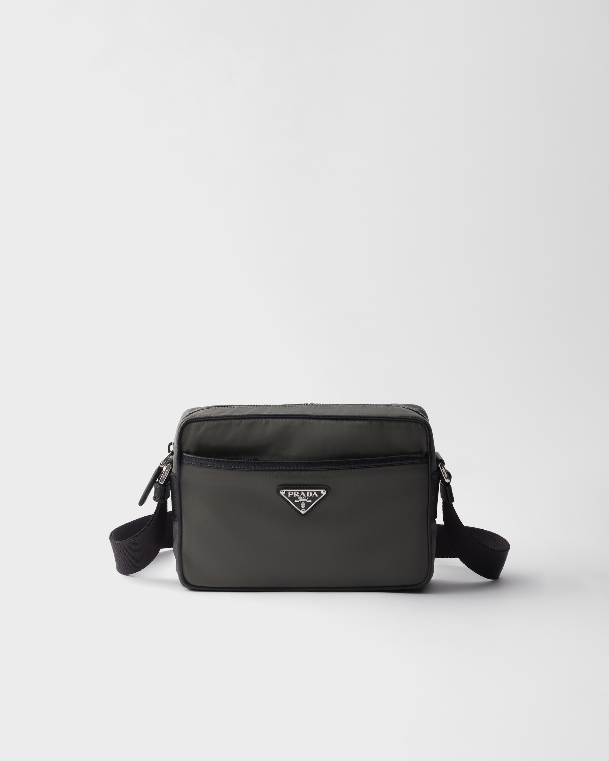 Re-Nylon and Saffiano shoulder bag