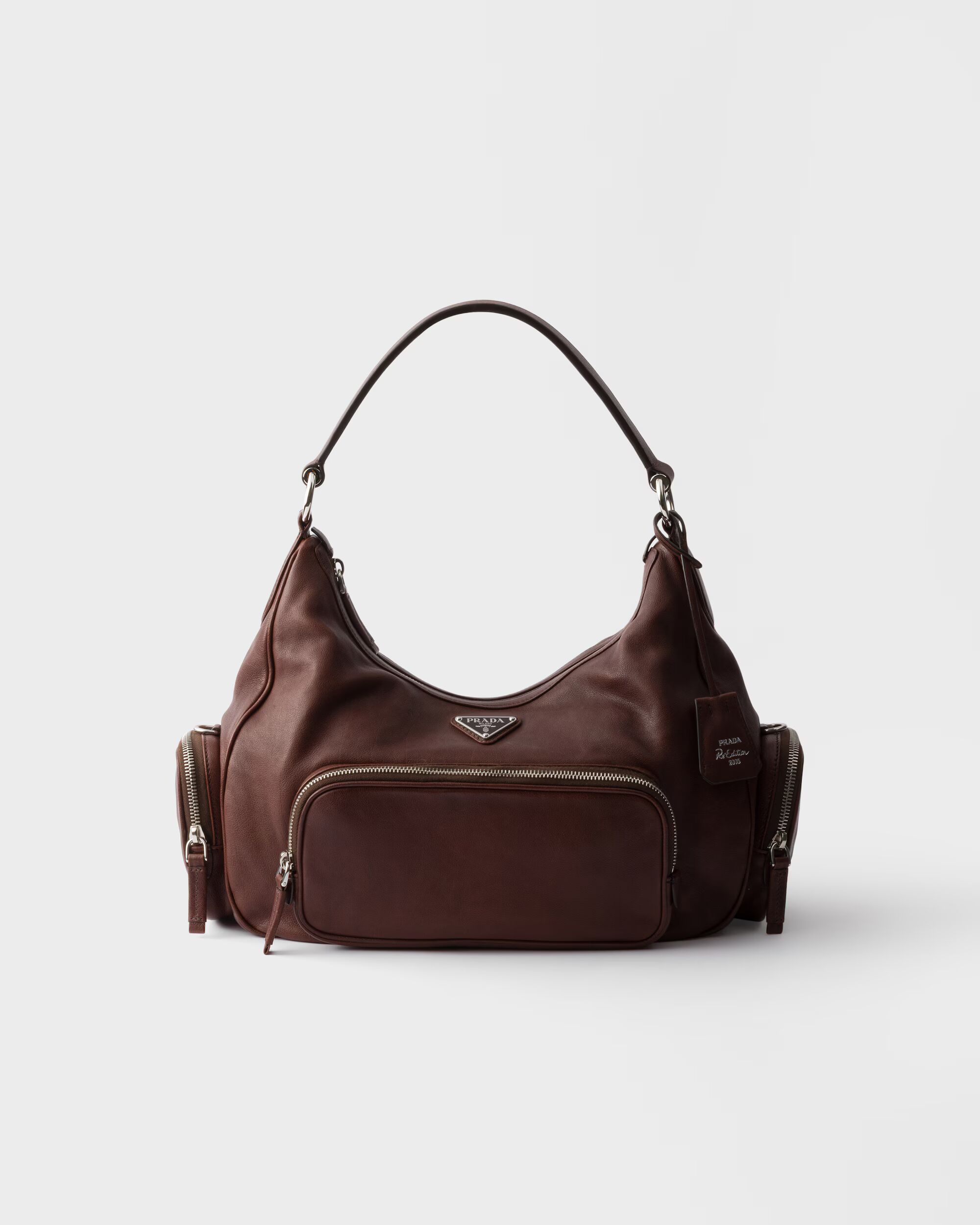 Medium washed leather bag