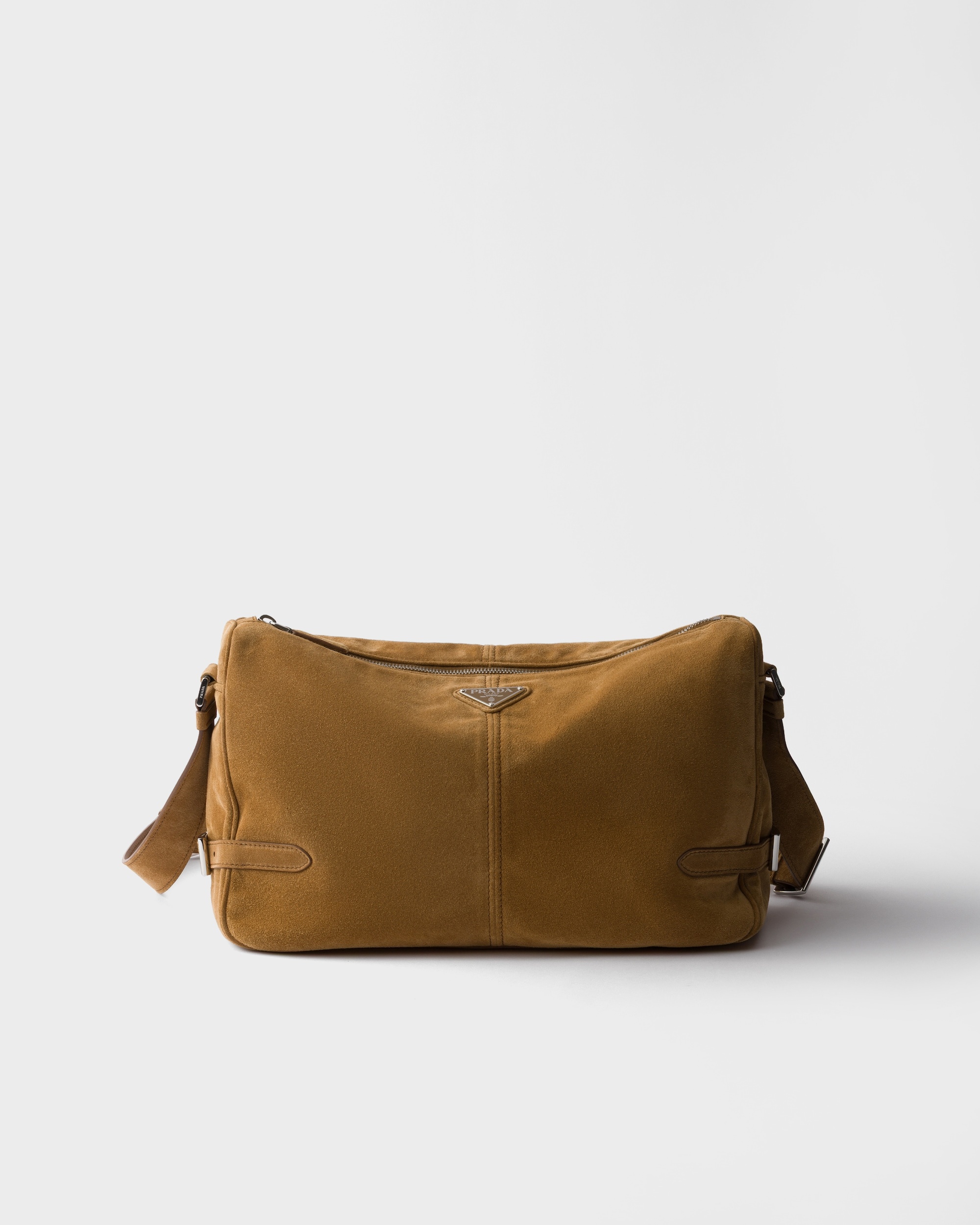 Suede shoulder bag