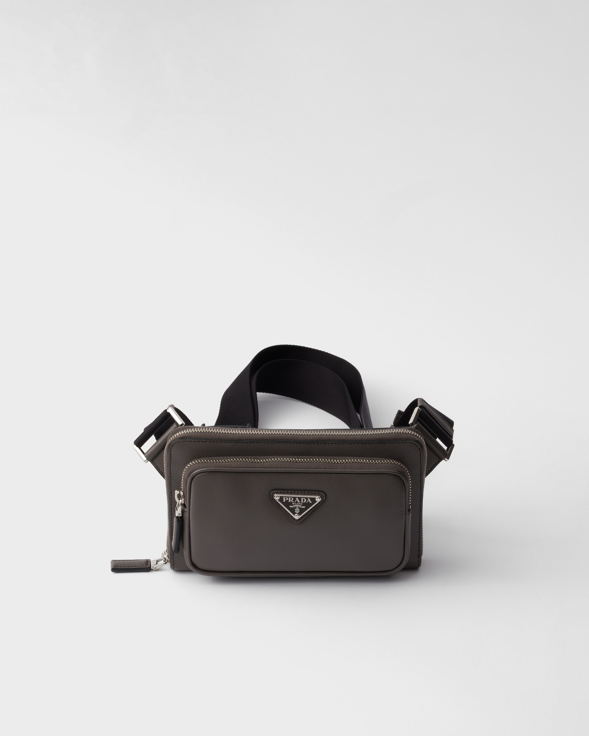 Saffiano leather belt bag