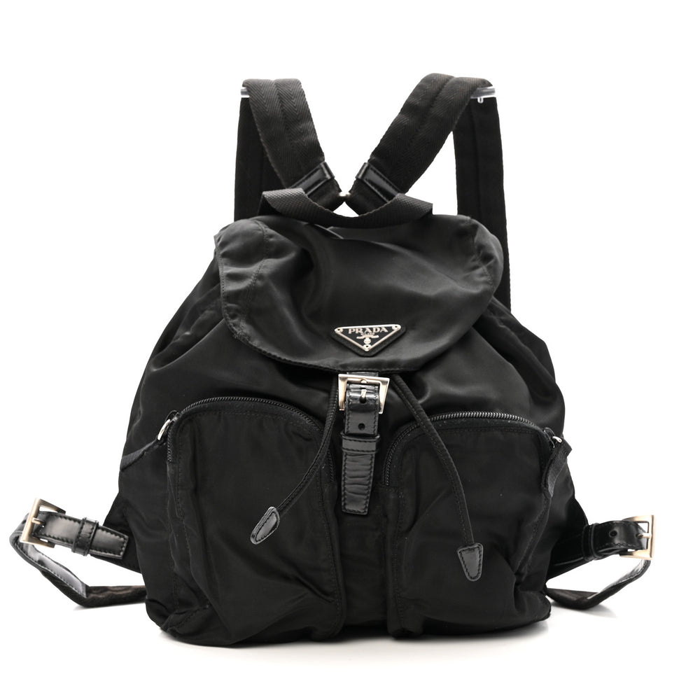 Tessuto Nylon Vela Small Backpack Black