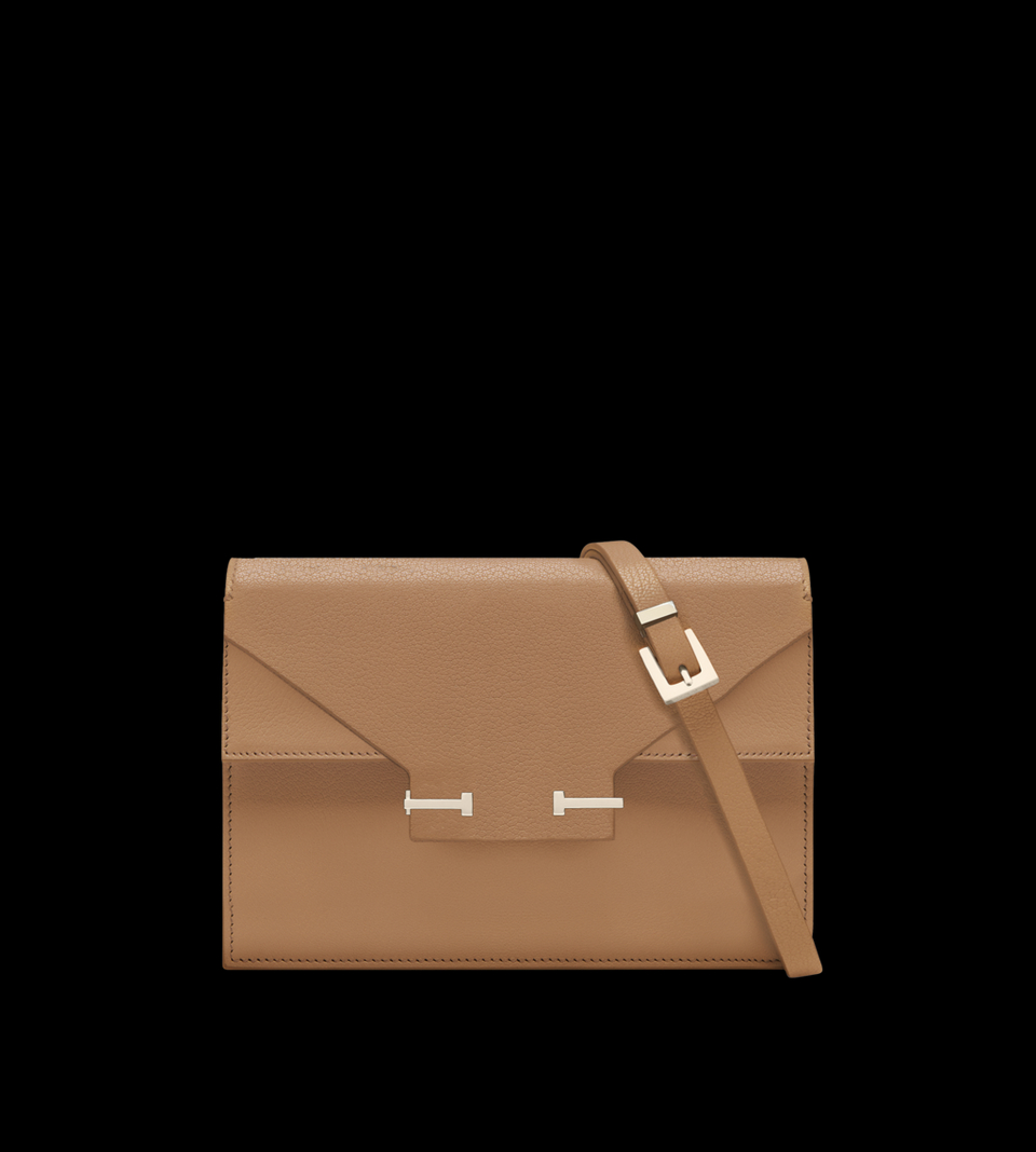 SUPPLE GRAIN LEATHER AUBE SHOULDER BAG