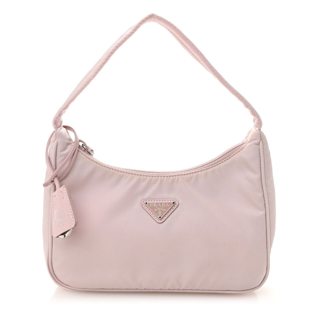 Tessuto Nylon Saffiano Re-Edition 2000 Bag Alabastro