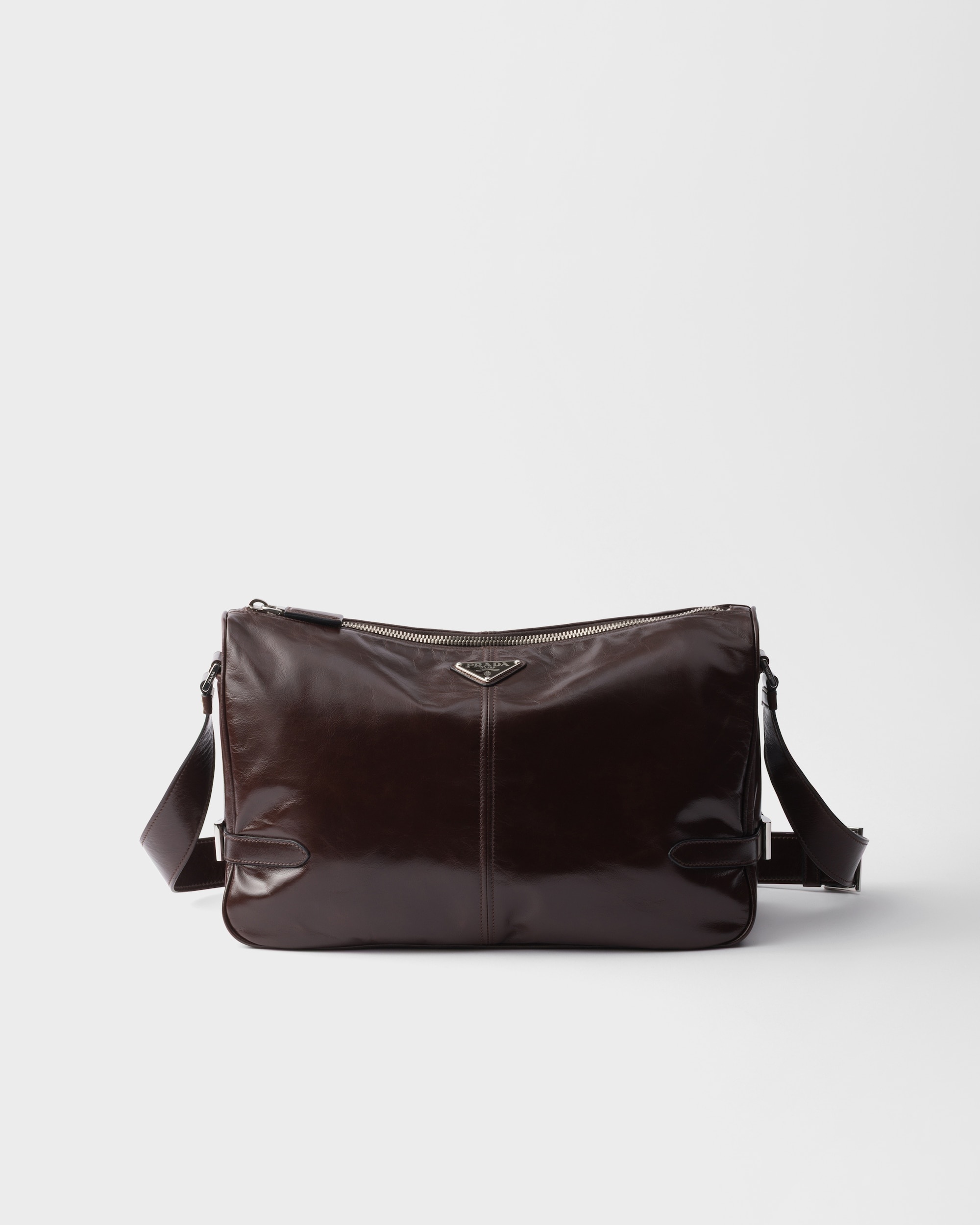 Leather shoulder bag