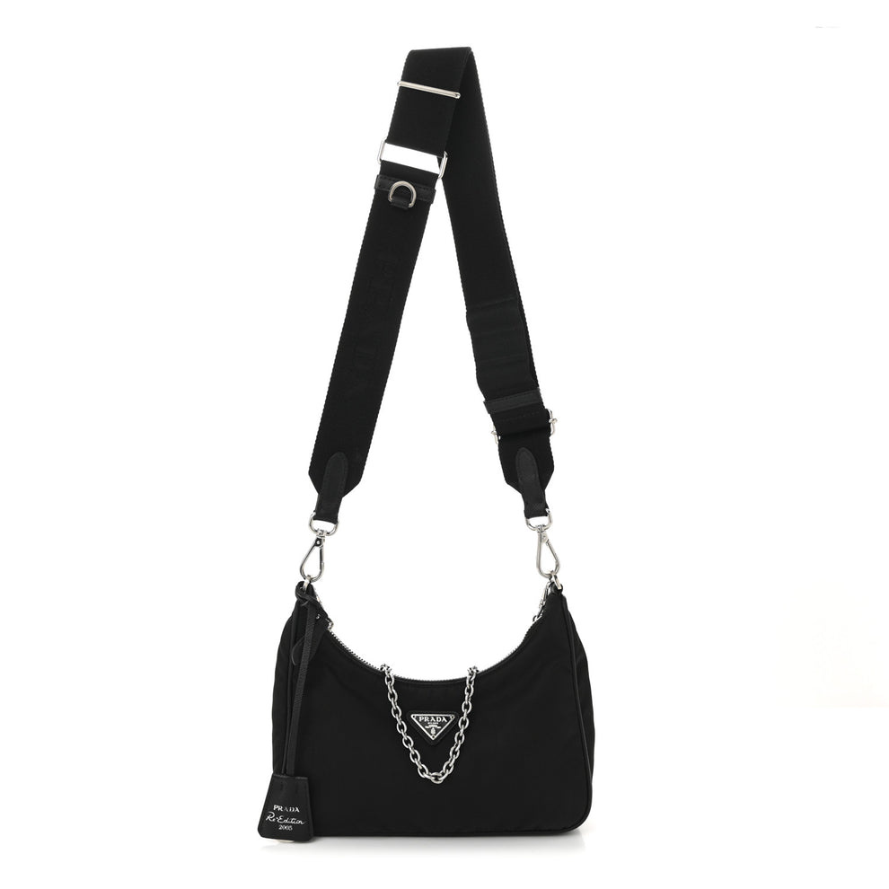 Nylon Re-Edition 2005 Shoulder Bag Black