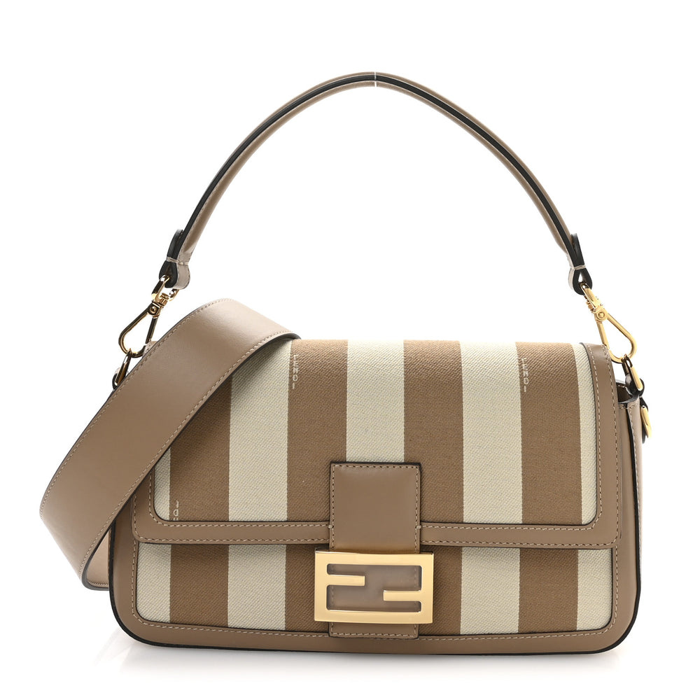 Canvas Pequin Striped Baguette Beige Sand