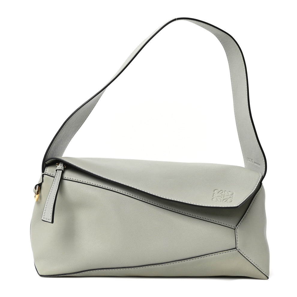 Calfskin Puzzle Hobo Ash Grey