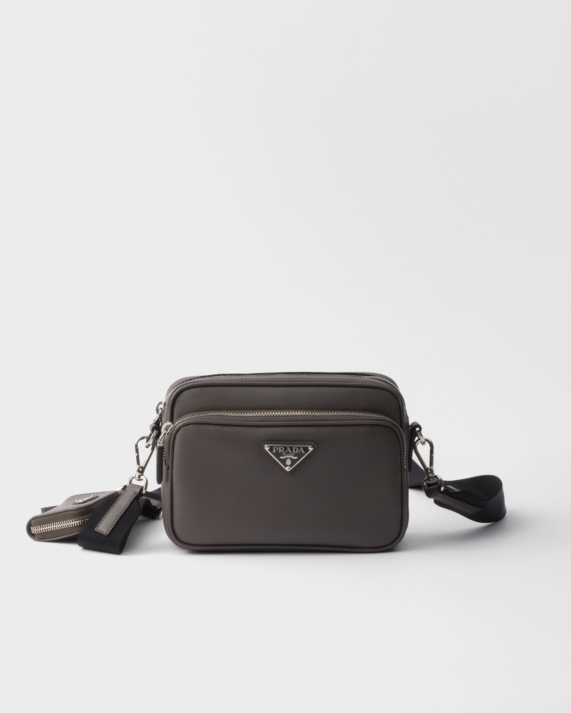 Saffiano leather shoulder bag