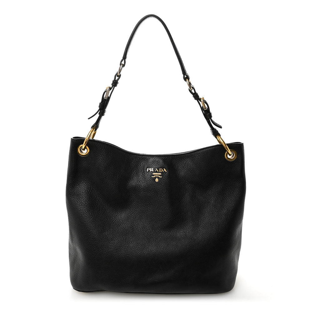 Vitello Daino Hobo Black