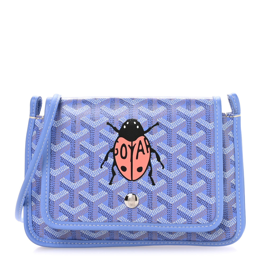 Goyardine Le Jardin Plumet Wallet Clutch Iris