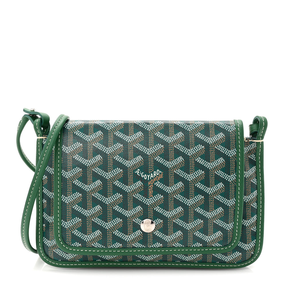 Goyardine Plumet Wallet Clutch Green