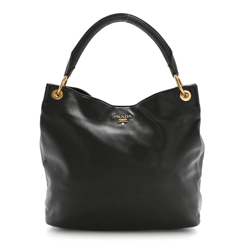 Soft Calfskin Hobo Black