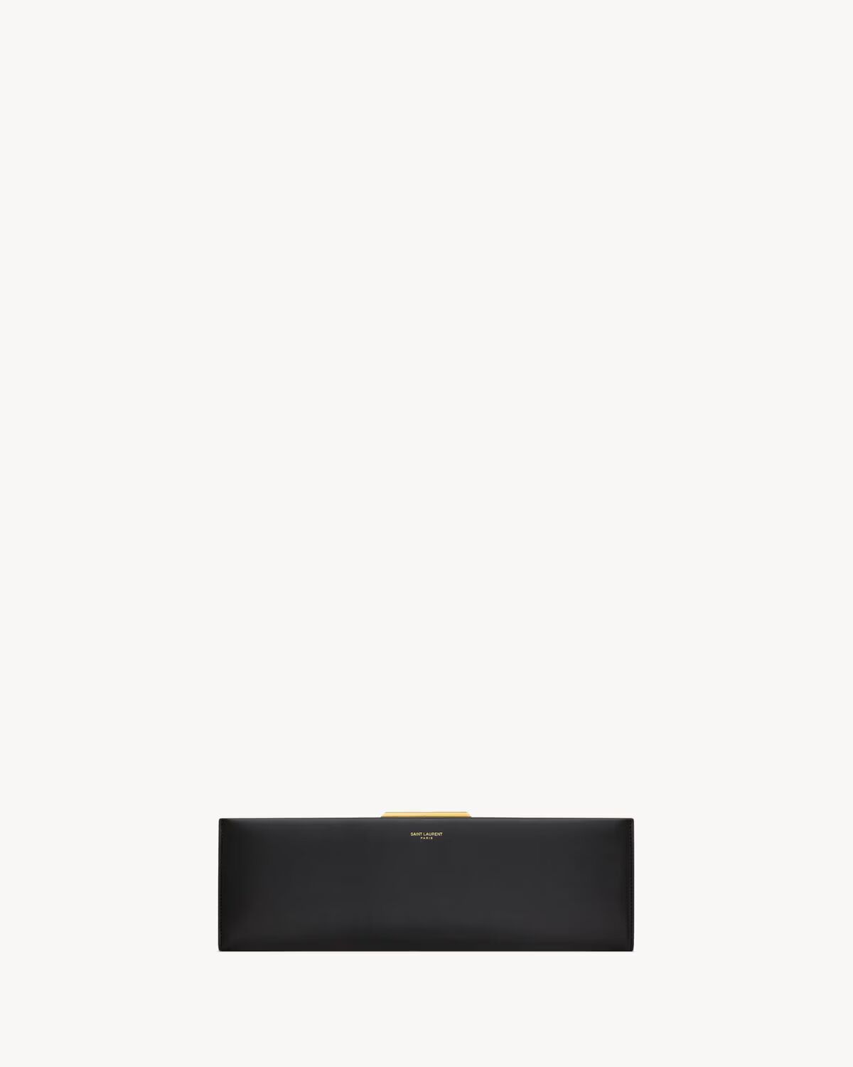 MIDNIGHT large clutch in smooth leather