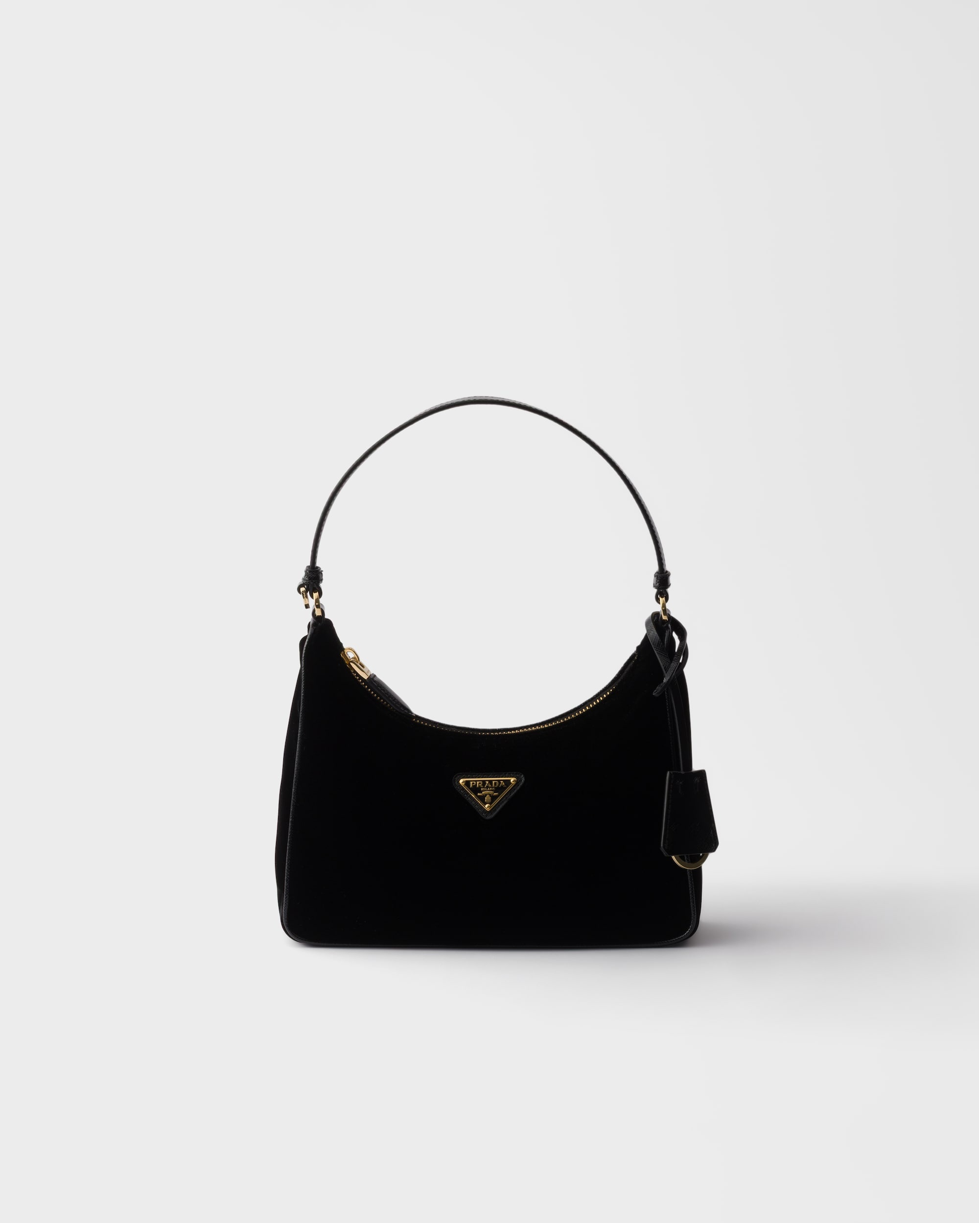 Prada Re-Edition 2005 velvet and Saffiano mini bag