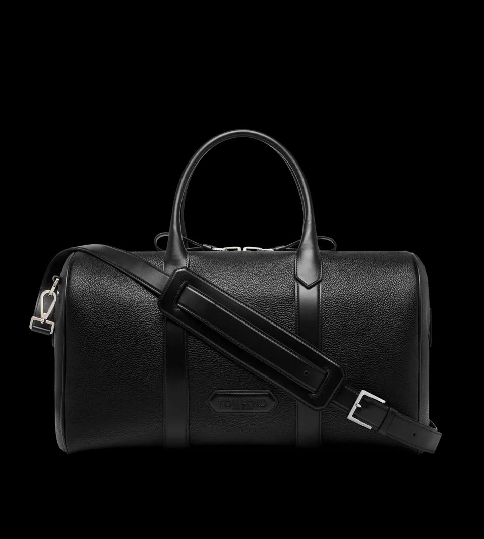 GRAIN LEATHER WIDE OPENING MEDIUM DUFFLE