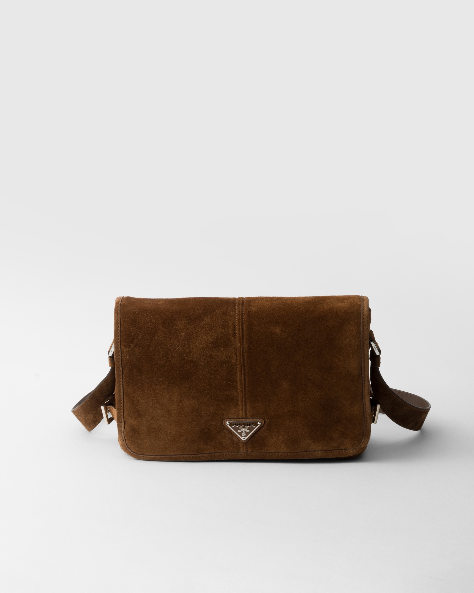 Suede shoulder bag